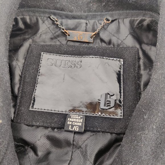 Black Guess Peacoat - Picture 4 of 6